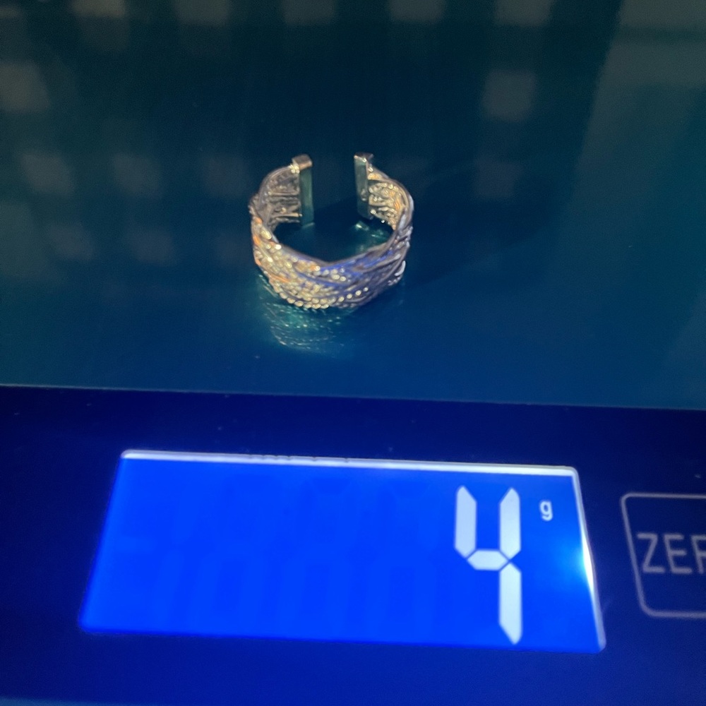 BRAIDED DESIGN STERLING SILVER RING